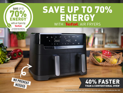 TEFAL Dual Easy Fry Air Fryer 8.3 L EY901840